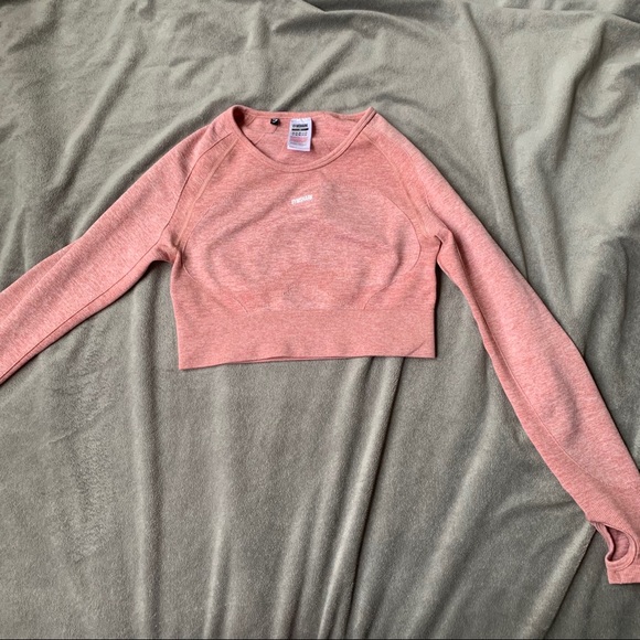 Gymshark Tops - Gymshark pink seamless top